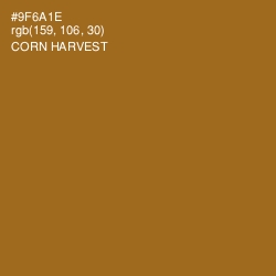 #9F6A1E - Corn Harvest Color Image